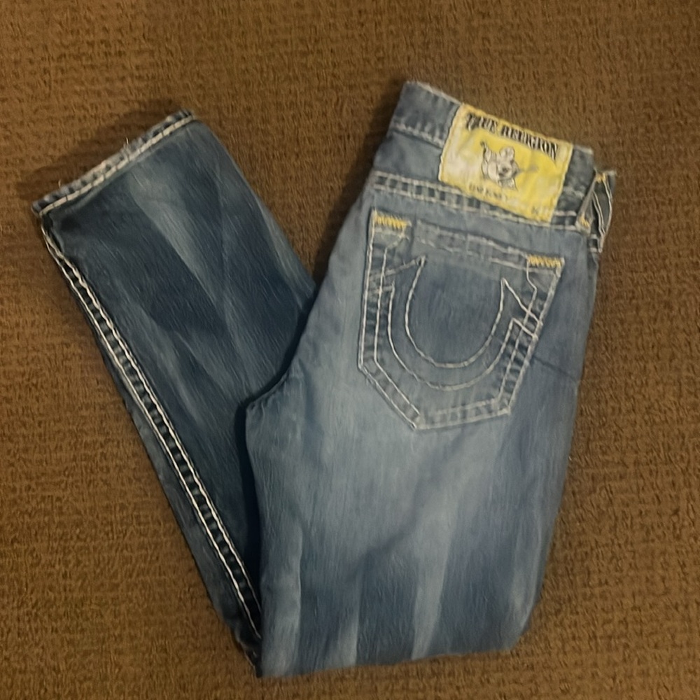 True Religion Denim Jeans sz. 32 Blue Geno Super T USA Made